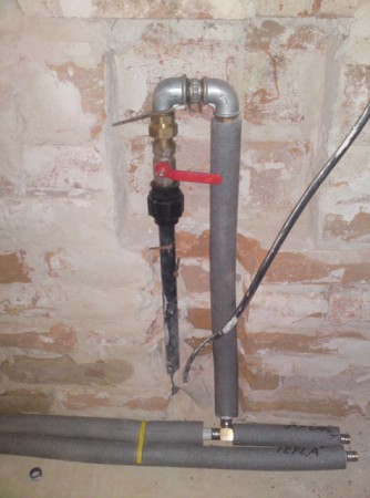 Hlavný domový uzáver vody.